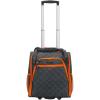 Rockland Melrose Upright Wheeled Underseater Carry-On Luggage, Purple, 15-Inch(Charcoal)