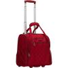 Rockland Melrose Upright Wheeled Underseater Carry-On Luggage, Purple, 15-Inch(Red)