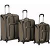 Rockland Polo Equipment Eclipse 3-Piece Spinner Wheel Luggage Set, Khaki, 3-Piece Set (22/24/28)(Khaki)