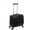 Rockland Revolution Hardside Rolling Computer Case, Blue, Carry-On 17-Inch(Black)