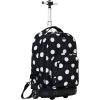 Rockland Single Handle Rolling Backpack, Peace, 19-Inch (R02-PEACE)(BLACKDOT)