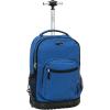 Rockland Single Handle Rolling Backpack, Peace, 19-Inch (R02-PEACE)(BLUE)