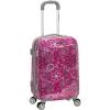 Rockland Vision Hardside Spinner Wheel Luggage, Bandana, Carry-On 20-Inch