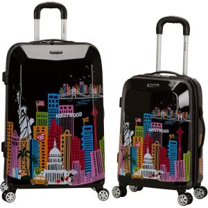 Rockland Departure Hardside Spinner Wheel Luggage, America, 2-Piece Set (20/28)