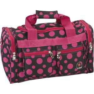 Rockland Duffel Bag(Black Pink Dot)