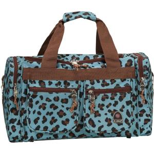 Rockland Duffel Bag(Blue Leopard)