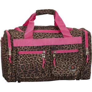 Rockland Duffel Bag(Pink Leopard)