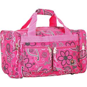 Rockland Duffel Bag(Pinkbandana)