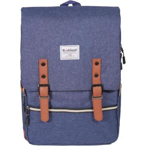 Rockland Heritage USB Laptop Backpack, Grey, Large(Blue)