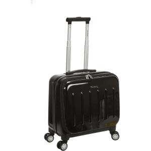 Rockland Revolution Hardside Rolling Computer Case, Blue, Carry-On 17-Inch(Black)