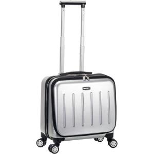 Rockland Revolution Hardside Rolling Computer Case, Blue, Carry-On 17-Inch(Silver)