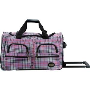 Rockland Rolling Duffel Bag(PINKCROS)
