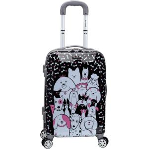 Rockland Vision Hardside Spinner Wheel Luggage, Assorted/Multicolor, Carry-On 20″