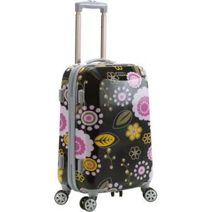Rockland Vision Hardside Spinner Wheel Luggage, Purple Pearl, Carry-On 20-Inch(Pucci)