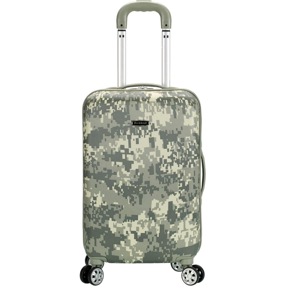imageRockland Safari Hardside Spinner Wheel Luggage ACU CAMO CarryOn 20quotACU CAMO