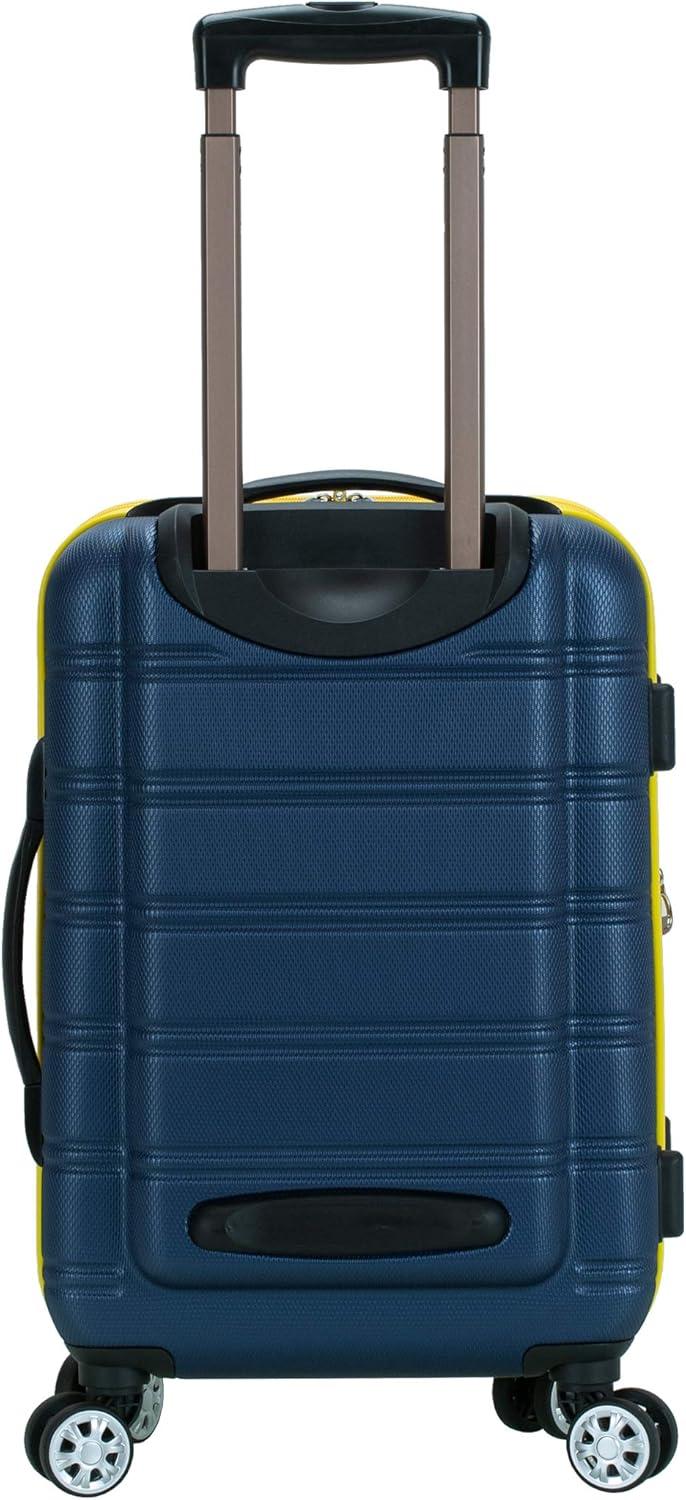 imageRockland Melbourne Hardside Expandable Spinner Wheel Luggage 2TONENAVY 2 Piece 2028Navy