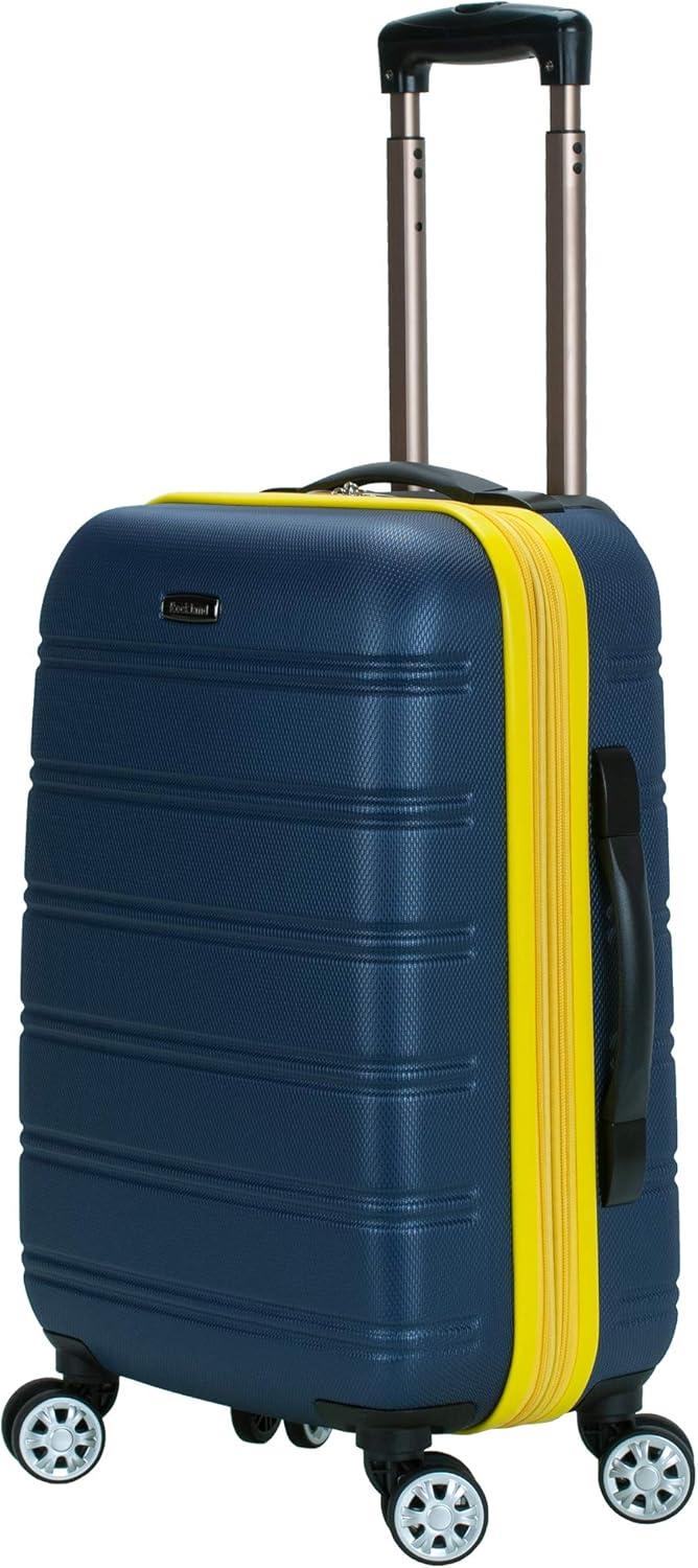 imageRockland Melbourne Hardside Expandable Spinner Wheel Luggage 2TONENAVY 2 Piece 2028Navy