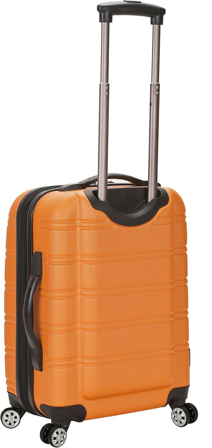 imageRockland Melbourne Hardside Expandable Spinner Wheel Luggage 2TONENAVY 2 Piece 2028Orange