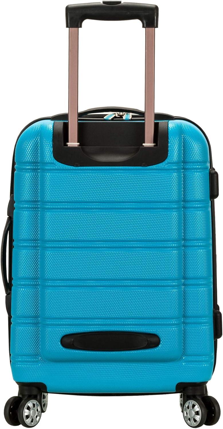imageRockland Melbourne Hardside Expandable Spinner Wheel Luggage 2TONENAVY 2 Piece 2028Turquoise