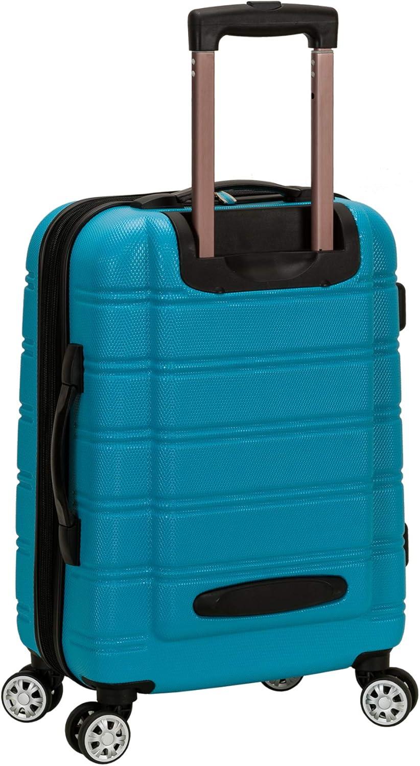 imageRockland Melbourne Hardside Expandable Spinner Wheel Luggage 2TONENAVY 2 Piece 2028Turquoise