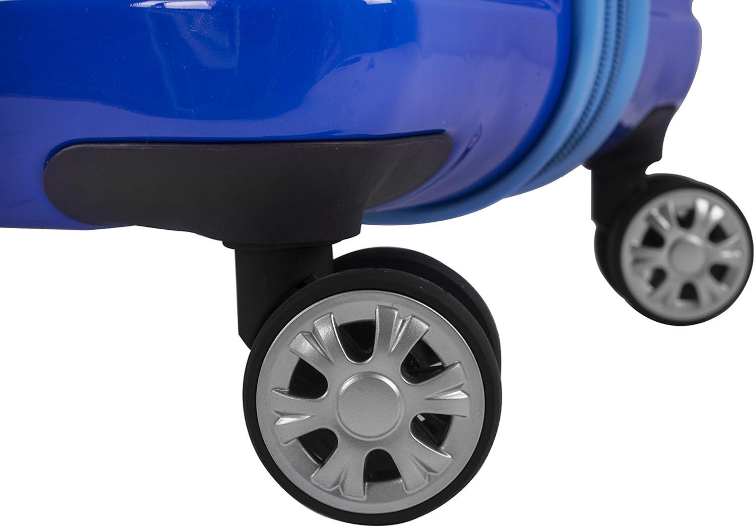 imageRockland Melbourne Hardside Expandable Spinner Wheel Luggage 2TONENAVY 2 Piece 2028Two Tone Blue