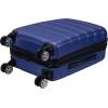 Rockland Melbourne Hardside Expandable Spinner Wheel Luggage, 2TONENAVY, 2 Piece (20″/28″)(Blue)