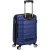 Rockland Melbourne Hardside Expandable Spinner Wheel Luggage, 2TONENAVY, 2 Piece (20″/28″)(Blue)