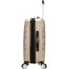 Rockland Melbourne Hardside Expandable Spinner Wheel Luggage, 2TONENAVY, 2 Piece (20″/28″)(Gold Wave)