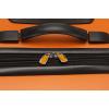 Rockland Melbourne Hardside Expandable Spinner Wheel Luggage, 2TONENAVY, 2 Piece (20″/28″)(Orange)