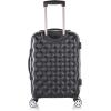 Rockland Melbourne Hardside Expandable Spinner Wheel Luggage, 2TONENAVY, 2 Piece (20″/28″)(Quilt)