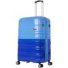 Rockland Melbourne Hardside Expandable Spinner Wheel Luggage, 2TONENAVY, 2 Piece (20″/28″)(Two Tone Blue)