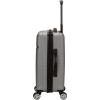 Rockland Skyline Hardside Spinner Wheel Luggage Set, Blue, 3-Piece Set (20/24/28)(Silver)