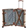 Rockland Stage Coach 20-Inch Rolling Trunk, Champagne, 20-Inch(Champagne)