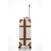 Rockland Stage Coach 20-Inch Rolling Trunk, Champagne, 20-Inch(White)