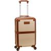 Rockland Stage Coach 20-Inch Rolling Trunk, Champagne, 20-Inch(Champagne)