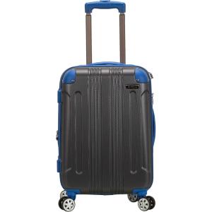 Rockland London Hardside Spinner Wheel Luggage, Two Tone Grey, Carry-On 20-Inch(Grey)
