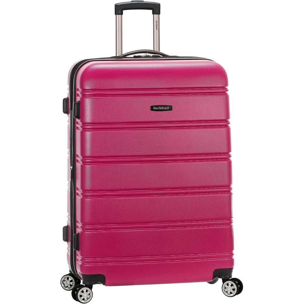 imageRockland Vara Softside 3Piece Upright Luggage Set Acu Camo 3Piece Set 20 inch28 inch22 inch duffelMAGENTA