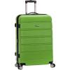 Rockland Vara Softside 3-Piece Upright Luggage Set, Acu Camo, 3-Piece Set (20 inch/28 inch/22 inch duffel)(GREEN)