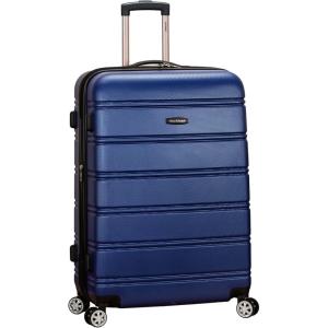 Rockland Vara Softside 3-Piece Upright Luggage Set, Acu Camo, 3-Piece Set (20 inch/28 inch/22 inch duffel)(BLUE)
