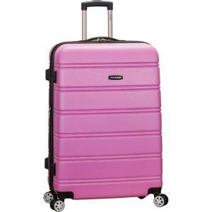 Rockland Vara Softside 3-Piece Upright Luggage Set, Acu Camo, 3-Piece Set (20 inch/28 inch/22 inch duffel)(PINK)