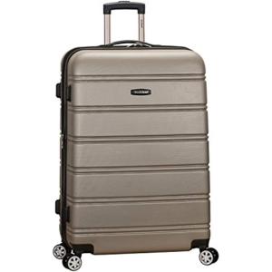 Rockland Vara Softside 3-Piece Upright Luggage Set, Acu Camo, 3-Piece Set (20 inch/28 inch/22 inch duffel)(SILVER)