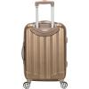 Rockland Melbourne Hardside Expandable Spinner Wheel Luggage Set, White, Carry-On 20-Inch and Tote 14-Inch(Bronze)