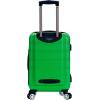 Rockland Melbourne Hardside Expandable Spinner Wheel Luggage Set, White, Carry-On 20-Inch and Tote 14-Inch(Green)
