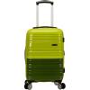 Rockland Melbourne Hardside Expandable Spinner Wheel Luggage Set, White, Carry-On 20-Inch and Tote 14-Inch(Two Tone Green)