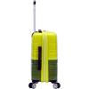 Rockland Melbourne Hardside Expandable Spinner Wheel Luggage Set, White, Carry-On 20-Inch and Tote 14-Inch(Two Tone Green)