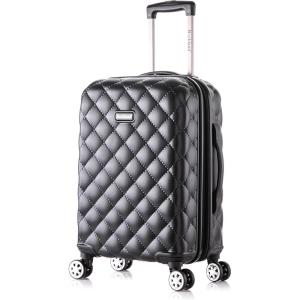 Rockland Melbourne Hardside Expandable Spinner Wheel Luggage Set, White, Carry-On 20-Inch and Tote 14-Inch(Quilt)