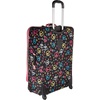 Rockland Fusion Softside Spinner Wheel Luggage, Peace, 3-Piece Set (20/24/28)(Peace)